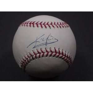 Kevin Youkilis Auto MLB Baseball JSA Certified  Sports 