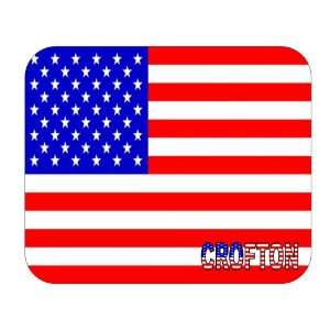  US Flag   Crofton, Maryland (MD) Mouse Pad Everything 