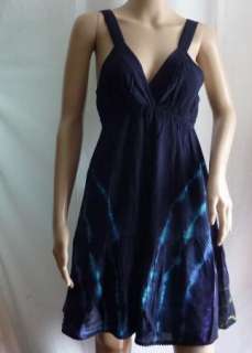 NWT Steve Madden Dark blue Baby Doll Swimsuit Coverup Cover Up Dress 