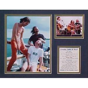  Crosby, Stills and Nash Picture Plaque Framed