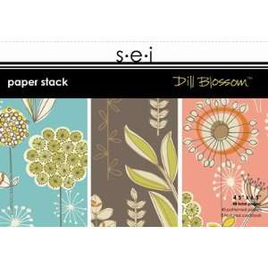   5x6.5 Dill Blossom Cardstock Paper Pad by SEI Arts, Crafts & Sewing