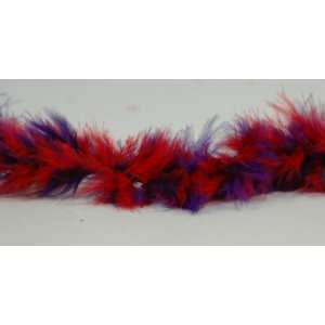  Zucker Feather Marabou Feather Boa Red & Purple 