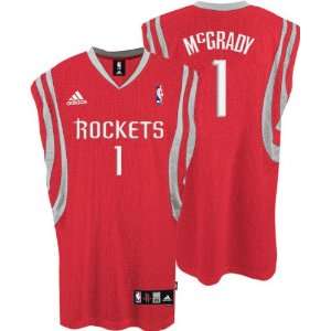  Tracy McGrady Red Adidas NBA Swingman Houston Rockets 