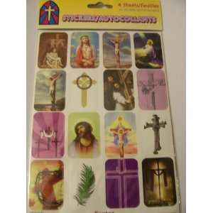   for a Total of 64 Stickers (Jesus and the Crucifixion) Toys & Games