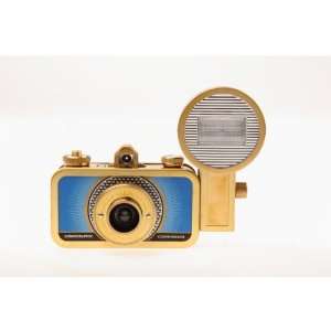  La Sardina Gold Edition Camera with Film in Blue