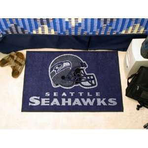 Seattle Seahawks Starter Rug   Blue