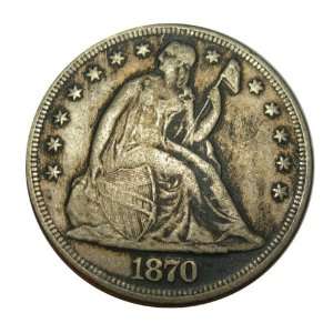  Replica U.S.Seated Liberty Dollar 1870 