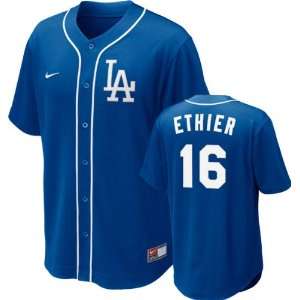  Los Angeles Dodgers Nike Royal Andre Ethier #16 Dri FIT 
