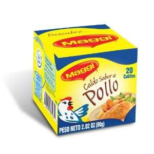 Maggi Chicken Bouillon, (20 Cube) 2.8 Ounce Containers (Pack of 12 