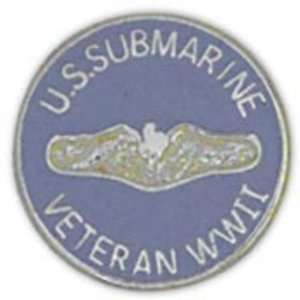  WWII U.S. Submarine Veteran Pin 1 Arts, Crafts & Sewing