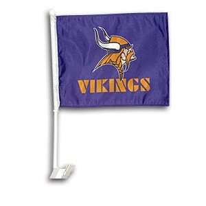  Vikings Fremont Die NFL Car Flag