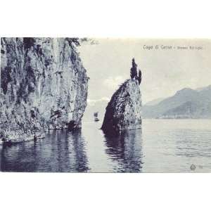  1908 Vintage Postcard Panorama of Bellagio Lake Como Italy 