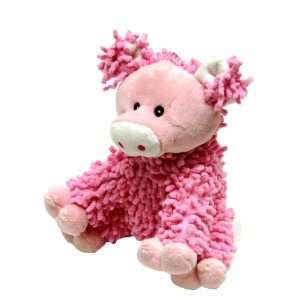 Vo Toys Scruffie Nubbies Plush Pig Dog Toy, 7 Inch Pet 