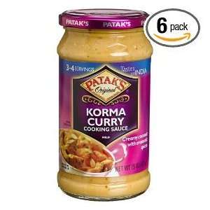 Pataks Korma Curry Cooking Sauce 425 g (Pack of 6)  