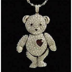  Be Mine Teddy Bear Necklace n564 