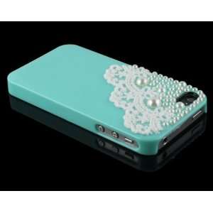  Lace Green Cute Case Cover for Iphone 4 4g 4s Cell Phones 
