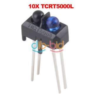New 10 Pcs TCRT5000L TCRT5000 Reflective Optical Sensor Infrared 950mm 