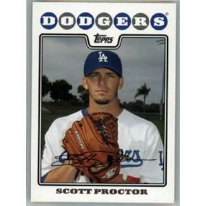   Scott Proctor / MLB Trading Card   In Protective Screw Down Display