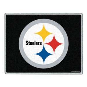   STEELERS OFFICIAL LOGO 7X9 GLASS CUTTING BOARD