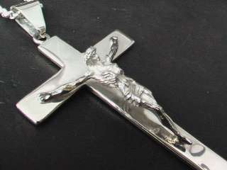 925 Sterling Silver Crucifix Cross Pendant Top. 23g  