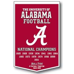  BSS   Alabama Crimson Tide NCAA Dynasty Banner (24x36 
