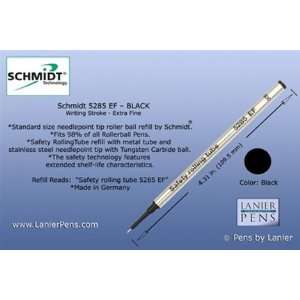  Schmidt 5285 Extra Fine Rollerball Metal Refill   Black 