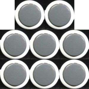Sanwa Arcade Push Buttons OBSF 30 White & Grey 8 pcs  