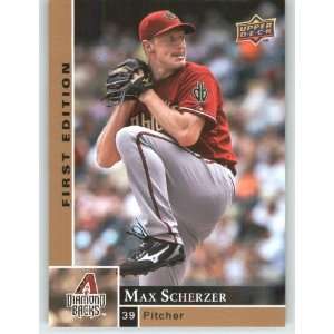 Max Scherzer / Diamondbacks / 2009 Upper Deck First Edition Baseball 