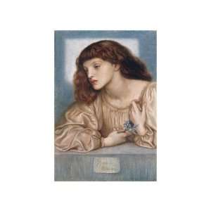 May Morris by Dante Gabriel Rossetti. size 10.75 inches 