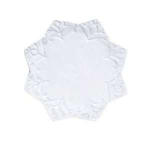  Vietri Snowflake White Star Serving Platter Italian 