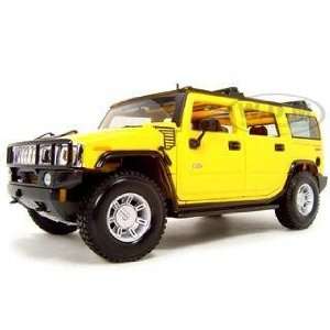  Maisto 118 Scale Yellow 2003 Hummer H2 Suv Toys & Games