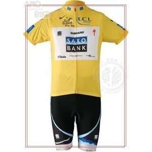  SAXO BANK Cycling Jersey Set(available Size S,M, L, XL 