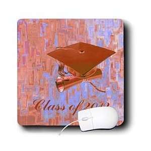   Design   Cap with Tassel, Orange, Class of 2012   Mouse Pads