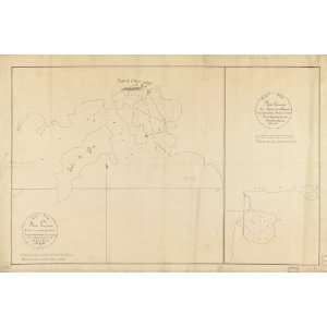  1793 map of U.S. Virgin Islands Charlotte Amalie