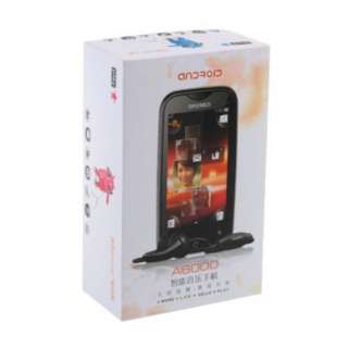 A6000 Android 2.3 OS Smart Phone TV WiFi Camera 3.2 Inch Touch Screen 