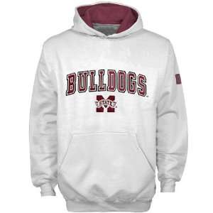  Mississippi State Bulldogs Youth White Team Color Hoody 