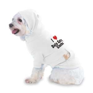  I Love/Heart Data Entry Clerks Hooded T Shirt for Dog or 