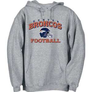  Denver Broncos Stacked Helmet Hooded Sweatshirt Sports 