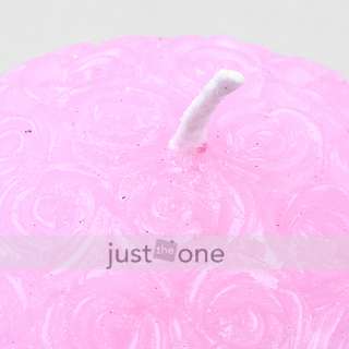 Rose Ball Flower Candles Wedding Party Decor Favours  