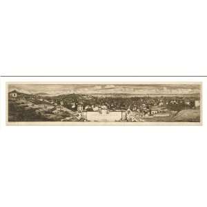 Historic San Francisco, California, c. 1855 (M) Panoramic Map Poster 