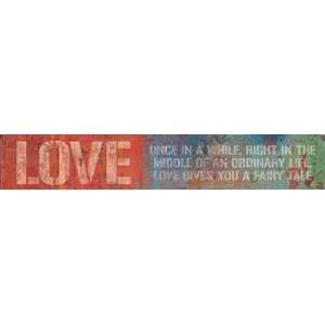  Love   Poster by Mike Elsass (36x6)