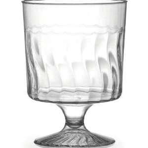  8 oz. Clear Plastic Wine Cup   1 Piece 240 / CS Kitchen 