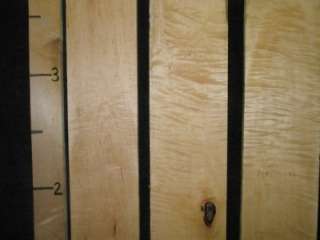Curly Maple Lumber S4S 3 PRIME BOARDS GREAT PROJECT LUMBER CM98  