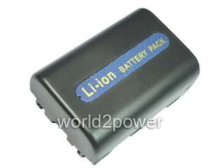 2X Infolithium Ion M L Battery for Sony NP FM 50  