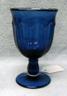 NORITAKE crystal PROVINCIAL dark blue pattern WINE Glass  