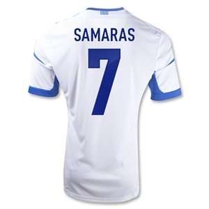  adidas Greece 12/14 SAMARAS Home Soccer Jersey Sports 