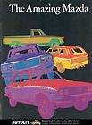 1973 mazda rx2 rx3 808 rotary pickup sales brochure  
