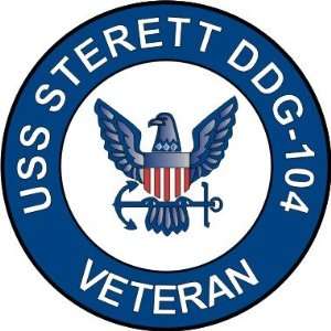  US Navy USS Sterett DDG 104 Ship Veteran Decal Sticker 3.8 