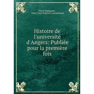    Albert Jean Baptiste Lemarchand Pierre Rangeard   Books
