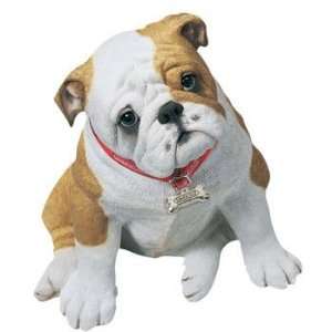  Sandicast Life Size Fawn Bulldog Puppy Statue